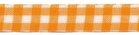 Oranje-wit geruit band 13 mm (ca. 32 m)
