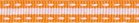 Oranje-wit stippel/streep grosgrain/ribsband 10 mm (ca. 25 m)