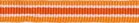 Oranje-wit-donker oranje streep grosgrain/ribsband 10 mm (ca. 25 m)