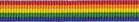 Regenboog grosgrain/ribsband rood-oranje-geel-groen-blauw 10 mm (ca. 25 m)