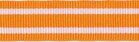 Oranje-wit streepband 19 mm (ca. 45 m)