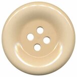 Grote knoop ivoor 50 mm (10 stuks)