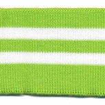 Boord groen-wit gestreept 