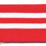 Boord rood-wit gestreept 