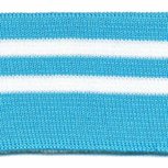 Boord blauw-wit gestreept 