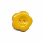 Bloemknoop donker geel 15 mm 