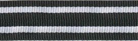 Zwart-wit streepband 19 mm (ca. 45 m)