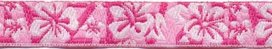 Roze hawaii bloemband 12 mm (ca. 22 m)