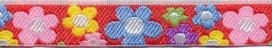 Rood bloemband 12 mm (ca. 22 m)