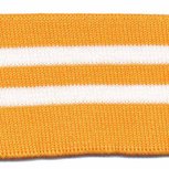 Boord oranje-wit gestreept ca. 60 cm (6 stuks)