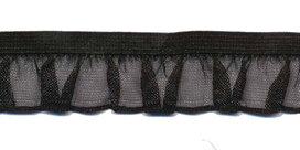 Zwart roezel elastiek 19 mm (ca. 10 meter)