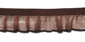 Bruin roezel elastiek 19 mm (ca. 10 meter)