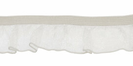 Wit roezel elastiek 19 mm (ca. 10 meter)