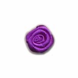 Roosje satijn paars 20 mm (ca. 25 stuks)