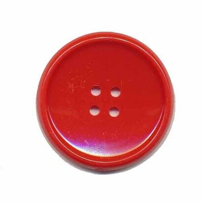 Knoop schotel rood 35 mm (2 stuks) 