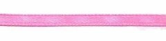Roze dubbelzijdig satijnband 3 mm (ca. 108 m)