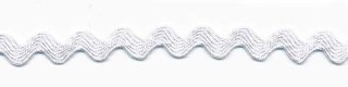 Wit zig-zag band 7 mm (ca. 10 meter)
