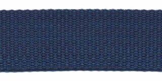 Tassenband 25 mm donker blauw (ca. 5 m)