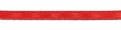 Rood dubbelzijdig satijnband 3 mm (ca. 108 m)