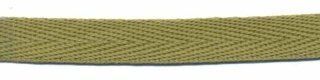 Leger groen keperband 10 mm (ca. 25 m)