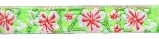 Groen hawaii bloemband 12 mm (ca. 22 m)