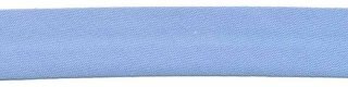 Licht blauw biaisband 13 mm (ca. 10 meter)