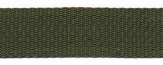 Tassenband 20 mm legergroen (ca. 5 m)