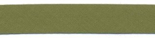 Legergroen biaisband 13 mm (ca. 10 meter)