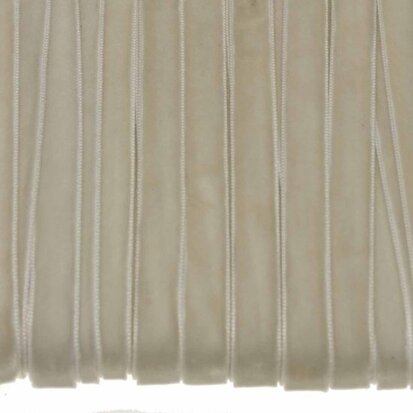 Creme fluweelband 10 mm (ca. 10 m)