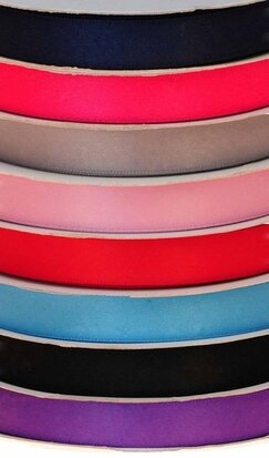 Set: 8 kleuren 13 mm satijnband (ca. 240 m)