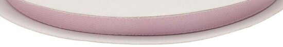 Licht roze dubbelzijdig satijnband 7 mm (ca. 30 m)