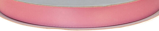 Licht roze dubbelzijdig satijnband 13 mm (ca. 30 m)