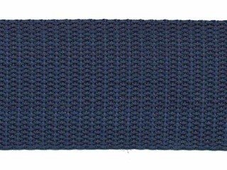 Tassenband 38 mm donker blauw (ca. 5 m)