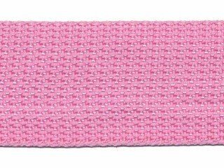 Tassenband 38 mm roze (ca. 5 m)