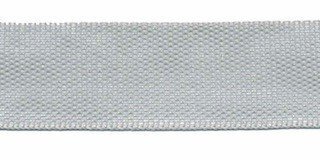 Biesband ca. 22 mm licht grijs (50 m)
