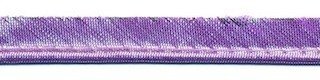 Lila metallic piping-/paspelband 10 mm (ca. 10 meter)