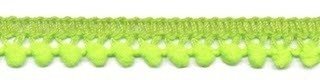 Mini pompomband NEON geel/groen 10 mm (ca. 32 meter)