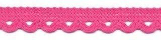Sierband met lus-/schulprandje hard roze 12 mm (ca. 32 meter)