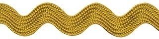 Oker zig-zag band 10 mm (ca. 16 meter)