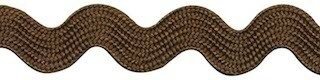 Legergroen zig-zag band 10 mm (ca. 16 meter)