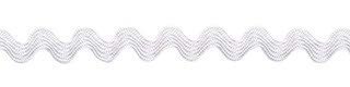 Wit zig-zag band 4 mm (ca. 32 meter)