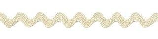 Creme zig-zag band 4 mm (ca. 32 meter)