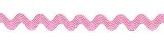 Licht roze zig-zag band 4 mm (ca. 32 meter)