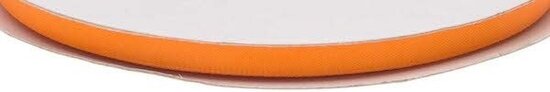 NEON oranje dubbelzijdig satijnband 7 mm (ca. 30 m)