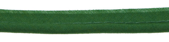 Donker groen piping-/paspelband DIK - 4 mm koord (ca. 10 meter)