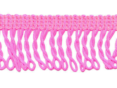 Franjeband gedraaid roze ca. 32 mm (ca. 22 meter)