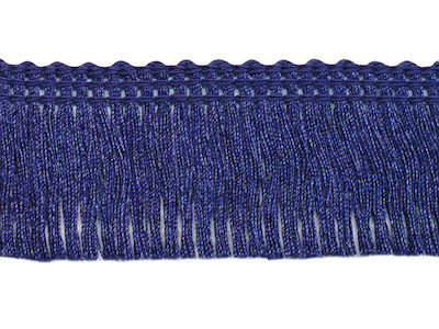 Franjeband donker blauw ca. 30 mm (ca. 22 meter)
