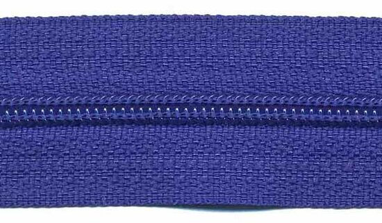 Rits kobalt blauw 25 mm (maat 3)