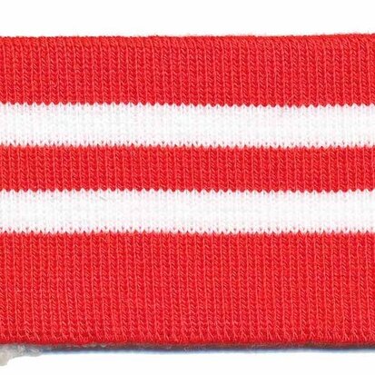 Boord rood-wit gestreept