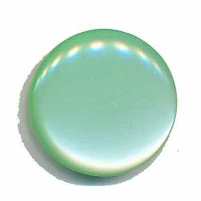 Knoop glans mint groen 25 mm